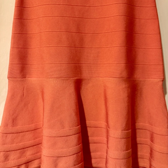Marciano Coral Bodycon Dress with Silver Straps - Picture 5 of 11